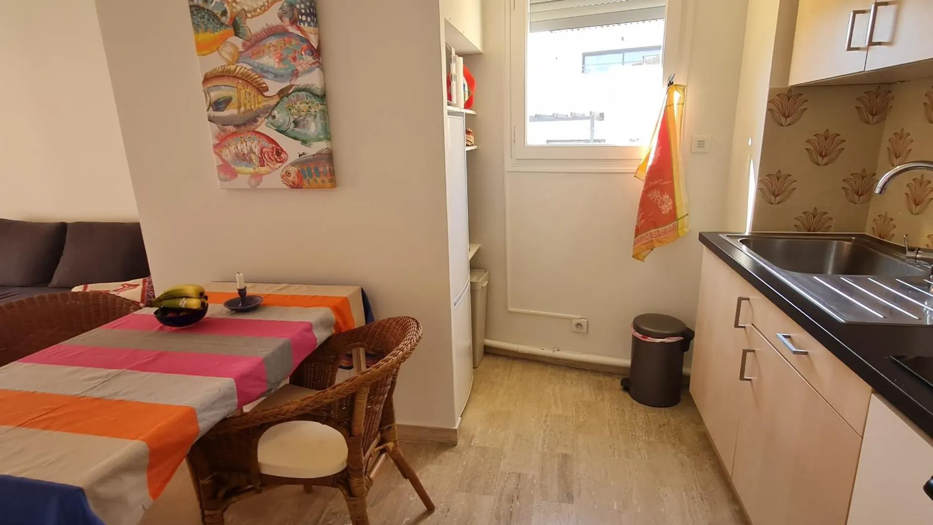 Appartement Climatise 2P Avec Garage, Balcon, Centre-Ville, 50M Plage, Sainte-Maxime - Fr-1-780-36 Frankreich